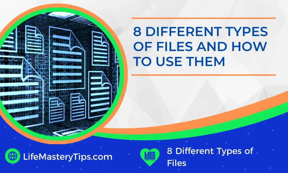 8 Different Types of Files and How To Use Them