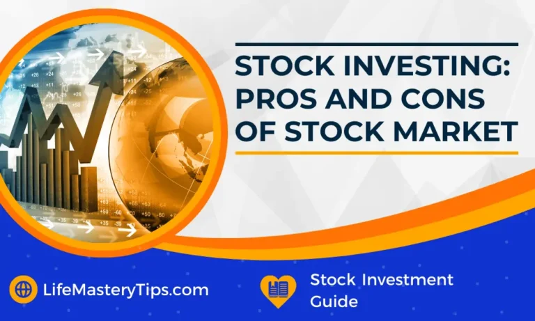 Stock Investing Pros And Cons Of Stock Market